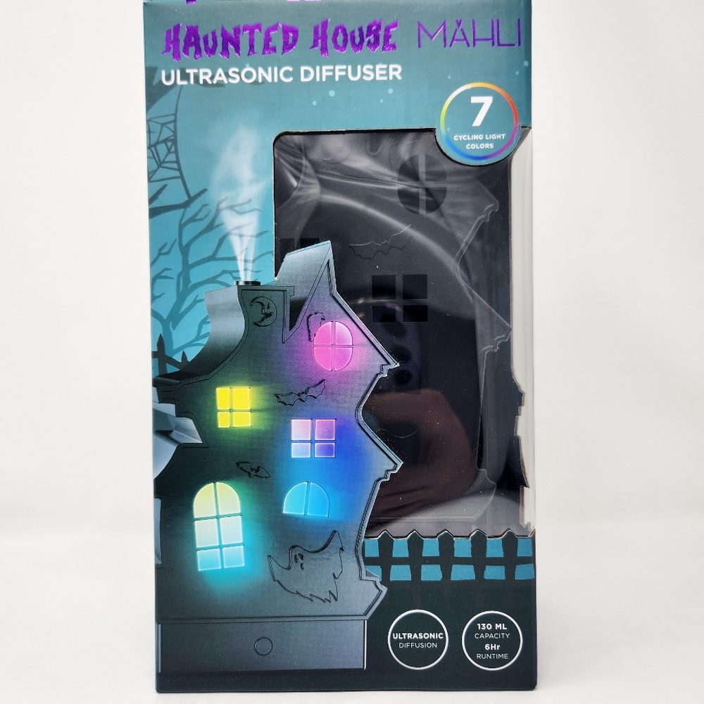 Mahli Haunted House Aroma Diffuser Color Changing Lights Halloween Decor
